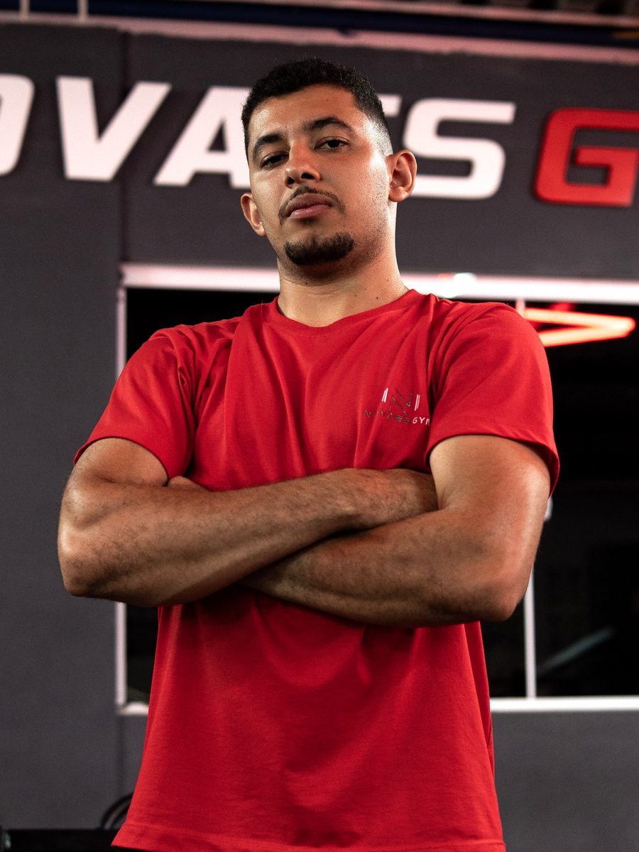 Marcos William, estagiário de Educação Física na Novaes Gym